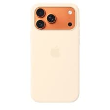 Image of Genuine iPhone 17 Pro Max Silicone Case with MagSafe - Vanilla