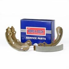 Image of BORG & BECK BBS6236 Brake Shoe Set Rear Fits Daihatsu Rover Subaru Suzuki Tata