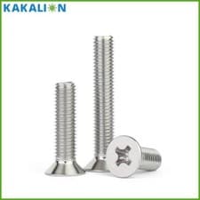 Image of M2 (2MM) PHILLIPS COUNTERSUNK MACHINE SCREWS A2 A4 STAINLESS STEEL CSK BOLTS