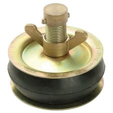 Image of Bailey 2566 Drain Test Plug 250mm (10in) - Brass Cap