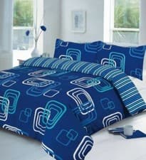Image of PolyCotton Duvet Cover Set Bedding Set Quilt Cover with Pillowcase