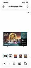 Image of Hisense 58E7QTUK 58" QLED 4K UHD Smart TV Freely 2025