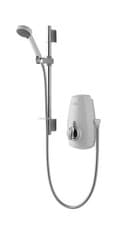 Image of Aqualisa Aquastream 8134021 Thermostatic Power Shower White /Chrome