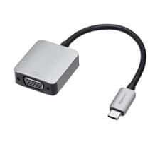 Image of USB-C to VGA Video External Adapter Converter Cable for Mac PC Laptop Win 10/11