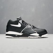 Image of Nike Air Flight 89' Black/White Mens Retro Basketball Shoes Size 11 CU4833 015