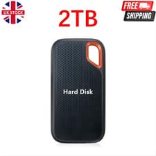 Image of Portable Drive 2TB External Hard Drive Classic Black - PC Laptop and MAC UK