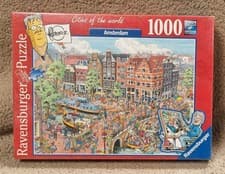 Image of Ravensburger 1000 Piece Jigsaw Puzzle Cities Of The World Amsterdam VHTF