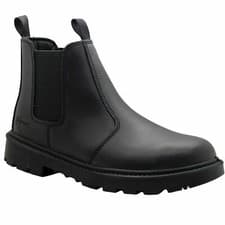 Image of GRAFTERS LEATHER DEALER CHELSEA STEEL TOE CAP SAFETY BOOTS WORK SHOES SIZES 3-16