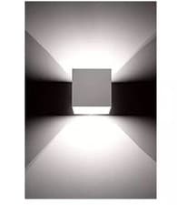 Image of Waterproof Metal LED Wall Light In Grey IP65 3000K 7W Indoor/Outdoor