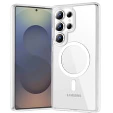 Image of Case For Samsung Galaxy S26 S25 S24 S23 S22 Ultra Plus Magsafe Clear Phone Cover