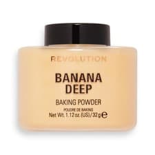 Image of Revolution Beauty London, Loose Baking Powder, 32 g (Pack of 1), Deep Banana