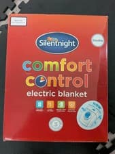 Image of Silentnight 378567EB Double Size Comfort Control Electric Blanket - White