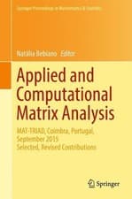 Image of Applied and Computational Matrix Analysis - 9783319499826