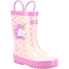 Image of Cotswold Childrens/Kids Puddle Unicorn Wellington Boots FS8529