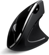 Image of Perixx PERIMICE-813B Bluetooth Vertical Mouse, Wireless 3-in-1 Multi-Device