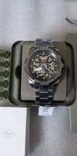 Image of Fossil Bronson Smoke Grey Stainless Steel Mens Watch ME3218