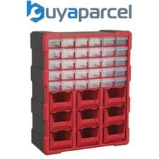 Image of Sealey APDC39R Cabinet Box 39 Drawer - Red/Black