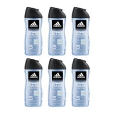 Image of Adidas Dynamic Pulse 3‑in‑1 Shower Gel 250ml - Pack of 6