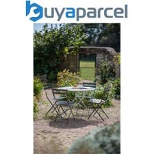Image of Garden Trading Rive Droite Patio Bistro Table Clay Beige Outdoor Indoor