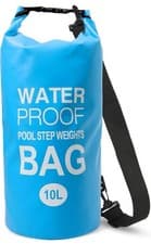 Image of 10L Waterproof Dry Bag. Light Blue, Holiday, Water Sports , Skiing ,