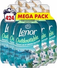 Image of Lenor Outdoorable Fabric Conditioner 424 Washes (8x53), 742ml, Northern Solstice