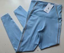 Image of NIKE YOGA LUXE TRAINING GYM HIGH RISE LEGGINGS - BLUE CU5360-436 - WOMEN S