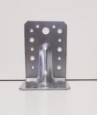 Image of Heavy Duty 2.5mm Thick Zinc Plated Reinforced Corner Angle Bracket Galvanised