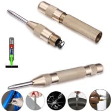 Image of Automatic Centre Punch 5" Heavy Duty Auto Center Punch Non Slip Grip 125mm.