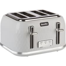 Image of Breville VTT911 Curve 4 Slice Toaster White