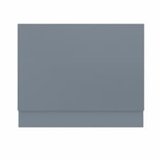 Image of Bathroom High Gloss White Matt Blue Black Front Side End MDF Bath Panel Easy Cut