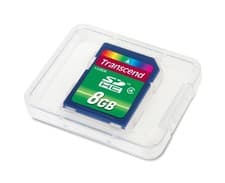 Image of Transcend 8GB SDHC Memory Card NEW