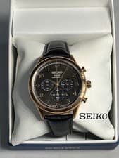 Image of seiko solar chronograph SSC566 Mens Watch