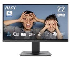 Image of Brand New MSI CMS Pro MP223 E2 Full HD 21.45 Inches 100Hz Monitor Black 
