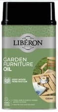 Image of Liberon Clear Garden Furniture Oil Penetrates Deep Into The Wood UV Filter 500ml