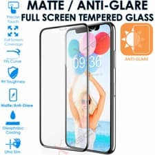 Image of Anti-Glare MATTE TEMPERED GLASS FULL Screen Protector for Apple iPhone XS X