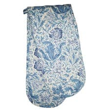 Image of William Morris Blue Compton Quilted Double Oven Glove