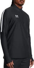 Image of Under Armour Challenger Pro Mens Training Top Black Long Sleeve Half Zip Jersey