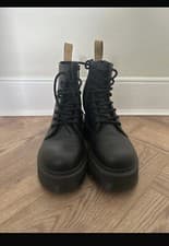 Image of dr martens jadon platform boots Vegan Leather