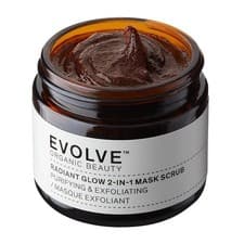 Image of Evolve Organic Beauty Radiant Glow 2-in-1 Mask Scrub 60ml