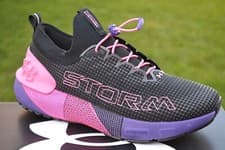Image of UNDER ARMOUR Mens Trainers UA HOVR PHANTOM 3 SE Storm Black / Purple UK 9.5