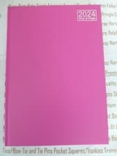 Image of 2024 Desk Diary or as Scrap Book A4 A5 Day A Page Hardback Academic Planner