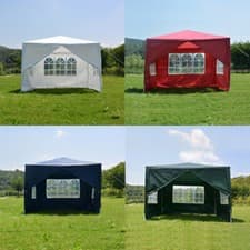Image of 3x3m 3x6m 3x9m Waterproof Garden Gazebo Outdoor Marquee Canopy PE Party Tent UK