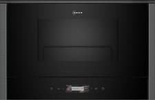 Image of Neff NR4GR31G1B Built-In Microwave Oven - Black with Graphite-Grey Trim