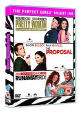Image of GIRLS NIGHT IN TRIPLE FILM The Proposal/Runaway Bride/Pretty Woman DVD New Movie
