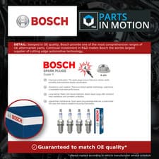 Image of Spark Plugs Set 4x 0242232501 Bosch 5960J9 BlisterN59FR78 FR78 Quality New