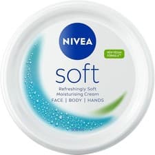 Image of NIVEA Soft Moisturising Cream 500ml, Day Cream for Face Body and Hands Vitamin E