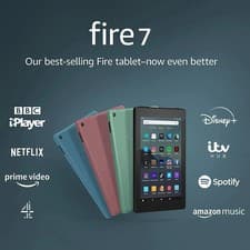 Image of Amazon Kindle Fire 7" Tablet 9th Gen 16GB Wi-Fi with Alexa
