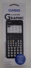 Image of Casio fx-CG100 Graphic Calculator-Colour for Screen, A-Level &Higher Education.