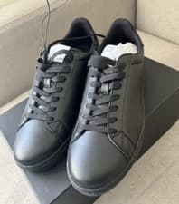 Image of EA7 ARMANI EXCHANGE XUX001 UK 11 ~ EU 45 BLACK TRAINERS BNIB RRP £165