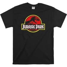 Image of JURASSIC PARK T-Shirt Tee Top Men's Fan Dinosaur Film Spielberg Raptor UK Shirt